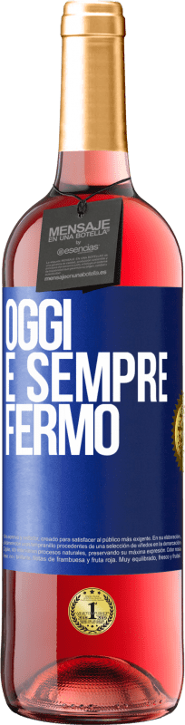 29,95 € Spedizione Gratuita | Vino rosato Edizione ROSÉ Oggi è sempre fermo Etichetta Blu. Etichetta personalizzabile Vino giovane Raccogliere 2025 Tempranillo