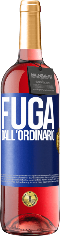 Spedizione Gratuita | Vino rosato Edizione ROSÉ Fuga dall'ordinario Etichetta Blu. Etichetta personalizzabile Vino giovane Raccogliere 2023 Tempranillo