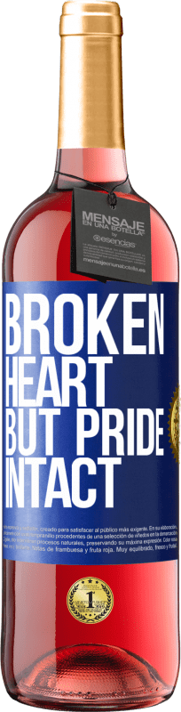 29,95 € Free Shipping | Rosé Wine ROSÉ Edition The broken heart But pride intact Blue Label. Customizable label Young wine Harvest 2022 Tempranillo