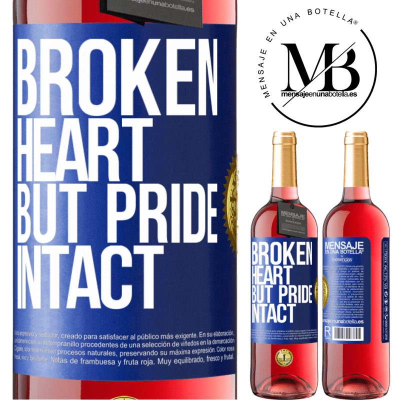 29,95 € Free Shipping | Rosé Wine ROSÉ Edition The broken heart But pride intact Blue Label. Customizable label Young wine Harvest 2022 Tempranillo