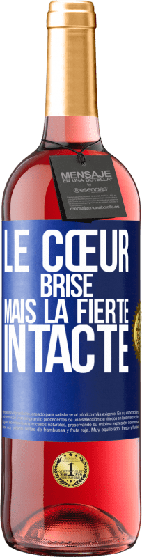 29,95 € Envoi gratuit | Vin rosé Édition ROSÉ Le cœur brisé. Mais la fierté intacte Étiquette Bleue. Étiquette personnalisable Vin jeune Récolte 2025 Tempranillo