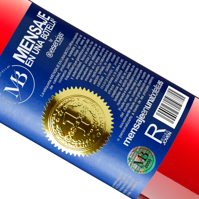 Limited Edition. «Change blue prince for fierce wolf» ROSÉ Edition