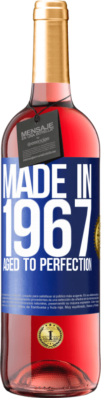 24,95 € Free Shipping | Rosé Wine ROSÉ Edition Made in 1967. Aged to perfection Blue Label. Customizable label Young wine Harvest 2021 Tempranillo