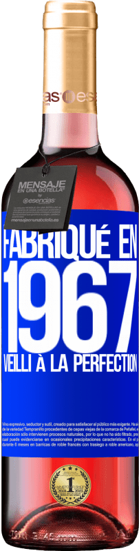 29,95 € | Vin rosé Édition ROSÉ Fabriqué en 1967. Vieilli à la perfection Étiquette Bleue. Étiquette personnalisable Vin jeune Récolte 2024 Tempranillo