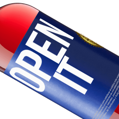 Unique & Personal Expressions. «Open it» ROSÉ Edition