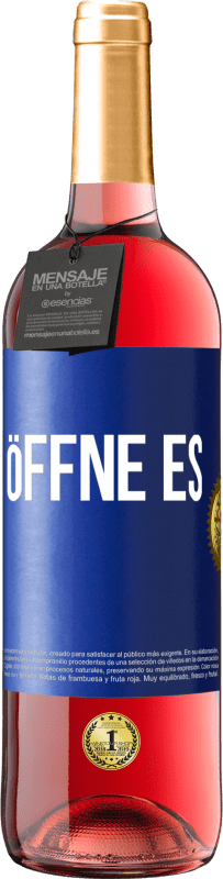 29,95 € | Roséwein ROSÉ Ausgabe Öffne es Blaue Markierung. Anpassbares Etikett Junger Wein Ernte 2023 Tempranillo