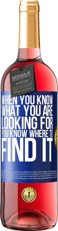 Free Shipping | Rosé Wine ROSÉ Edition When you know what you are looking for, you know where to find it Blue Label. Customizable label Young wine Harvest 2023 Tempranillo