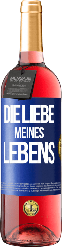 29,95 € | Roséwein ROSÉ Ausgabe Die Liebe meines Lebens Blaue Markierung. Anpassbares Etikett Junger Wein Ernte 2023 Tempranillo