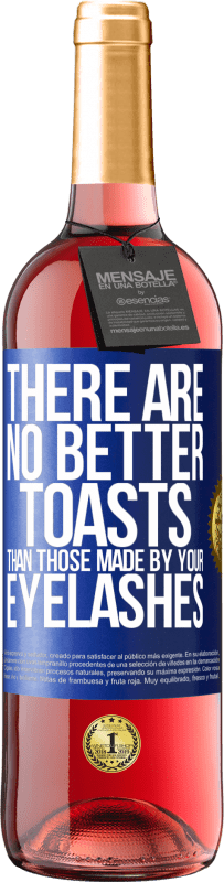 29,95 € 免费送货 | 桃红葡萄酒 ROSÉ版 没有比您的睫毛更好的敬酒了 蓝色标签. 可自定义的标签 青年酒 收成 2025 Tempranillo