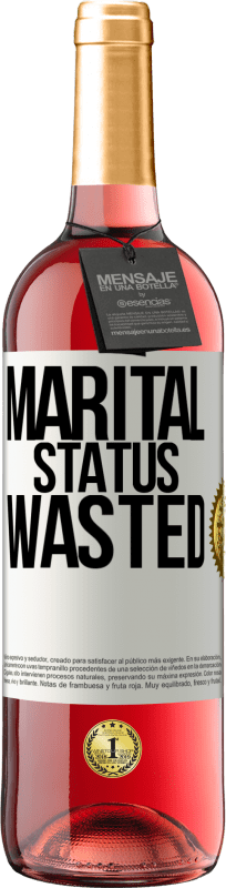 29,95 € Free Shipping | Rosé Wine ROSÉ Edition Marital status: wasted White Label. Customizable label Young wine Harvest 2023 Tempranillo
