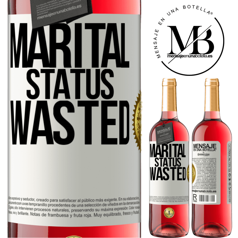 29,95 € Free Shipping | Rosé Wine ROSÉ Edition Marital status: wasted White Label. Customizable label Young wine Harvest 2023 Tempranillo