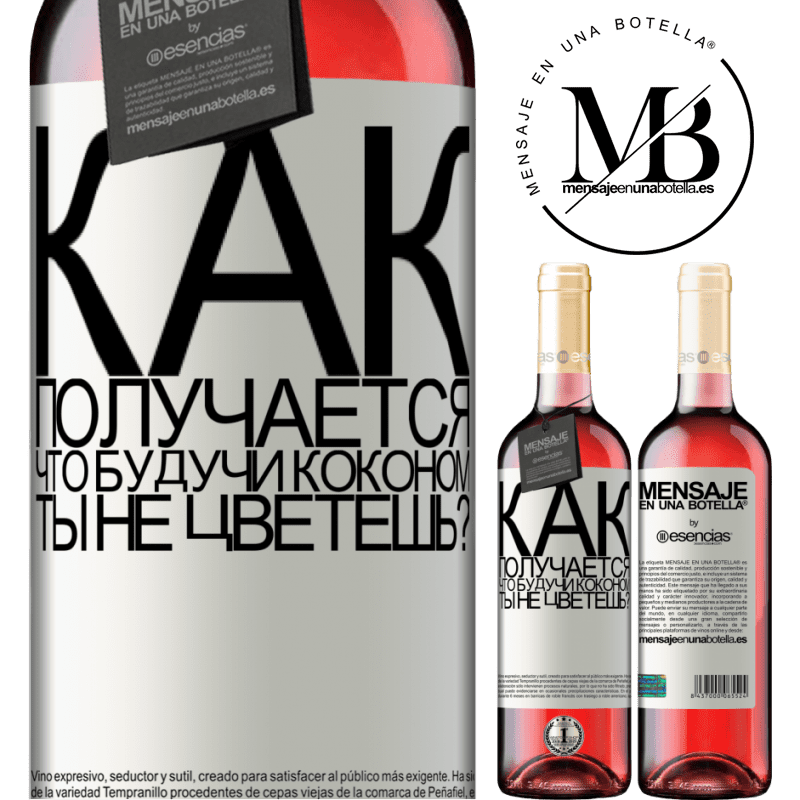 «как получается, что, будучи коконом, ты не цветешь?» Издание ROSÉ