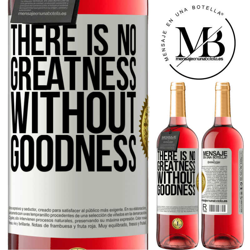 29,95 € Free Shipping | Rosé Wine ROSÉ Edition There is no greatness without goodness White Label. Customizable label Young wine Harvest 2022 Tempranillo