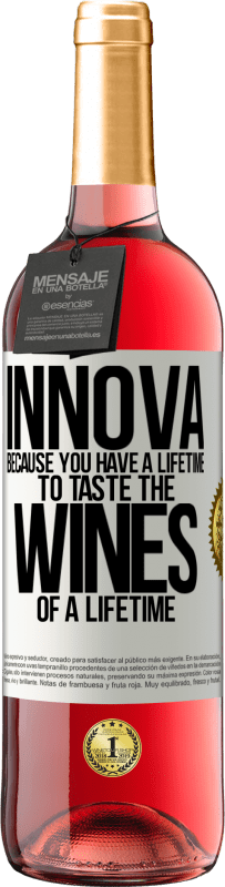 29,95 € | ロゼワイン ROSÉエディション Innova、一生のワインを味わう一生があるから ホワイトラベル. カスタマイズ可能なラベル 若いワイン 収穫 2023 Tempranillo