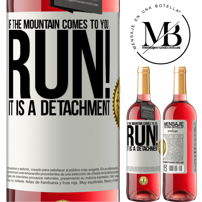 24,95 € Free Shipping | Rosé Wine ROSÉ Edition If the mountain comes to you ... Run! It is a detachment White Label. Customizable label Young wine Harvest 2021 Tempranillo
