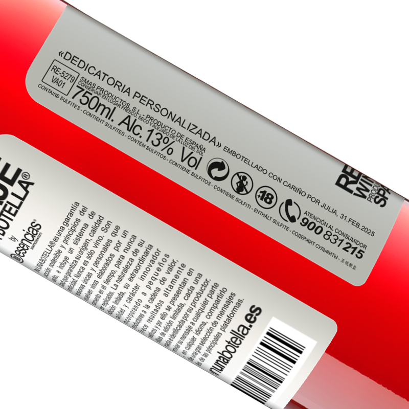 Total traceability. «You're the wine that I want» ROSÉ Edition