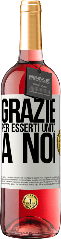 29,95 € | Vino rosato Edizione ROSÉ Grazie per esserti unito a noi Etichetta Bianca. Etichetta personalizzabile Vino giovane Raccogliere 2024 Tempranillo