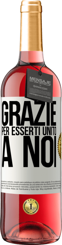 29,95 € Spedizione Gratuita | Vino rosato Edizione ROSÉ Grazie per esserti unito a noi Etichetta Bianca. Etichetta personalizzabile Vino giovane Raccogliere 2025 Tempranillo