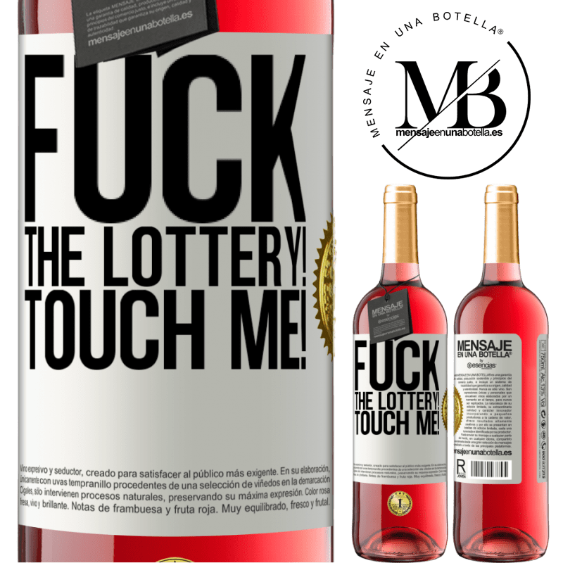 24,95 € Free Shipping | Rosé Wine ROSÉ Edition Fuck the lottery! Touch me! White Label. Customizable label Young wine Harvest 2021 Tempranillo