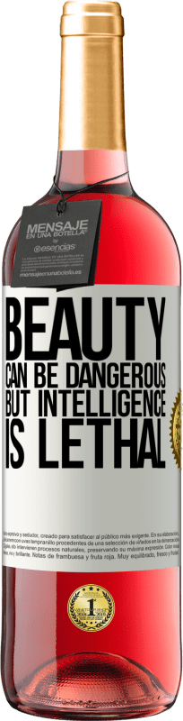 29,95 € | Rosé Wine ROSÉ Edition Beauty can be dangerous, but intelligence is lethal White Label. Customizable label Young wine Harvest 2023 Tempranillo