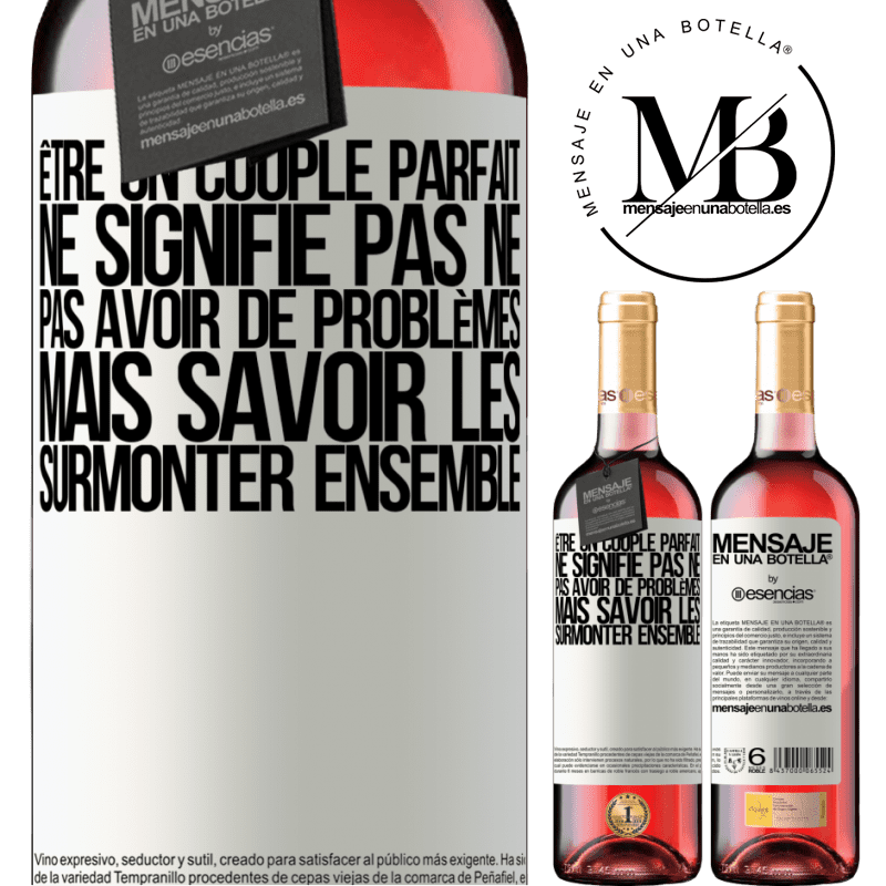 «Être un couple parfait ne signifie pas ne pas avoir de problèmes, mais savoir les surmonter ensemble» Édition ROSÉ