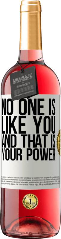 29,95 € | Rosé Wine ROSÉ Edition No one is like you, and that is your power White Label. Customizable label Young wine Harvest 2025 Tempranillo