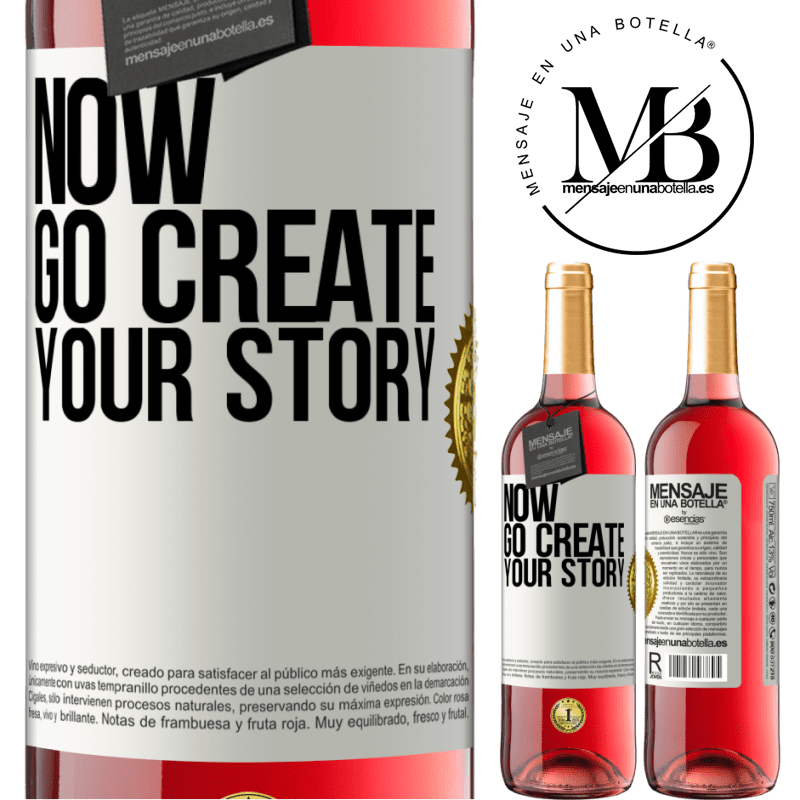 29,95 € Free Shipping | Rosé Wine ROSÉ Edition Now, go create your story White Label. Customizable label Young wine Harvest 2021 Tempranillo