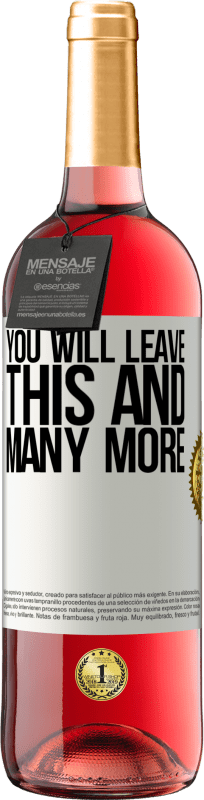 29,95 € Free Shipping | Rosé Wine ROSÉ Edition You will leave this and many more White Label. Customizable label Young wine Harvest 2025 Tempranillo