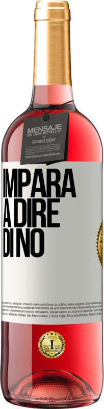 29,95 € | Vino rosato Edizione ROSÉ Impara a dire di no Etichetta Bianca. Etichetta personalizzabile Vino giovane Raccogliere 2024 Tempranillo