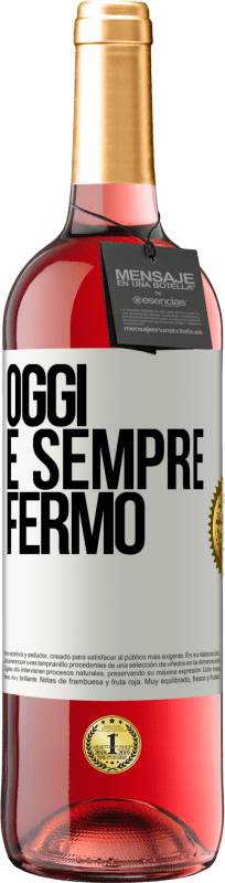 29,95 € Spedizione Gratuita | Vino rosato Edizione ROSÉ Oggi è sempre fermo Etichetta Bianca. Etichetta personalizzabile Vino giovane Raccogliere 2023 Tempranillo