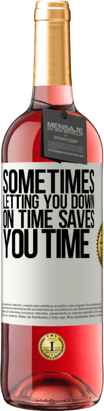 29,95 € | ロゼワイン ROSÉエディション 時には、時間を無駄にすることで時間を節約できます ホワイトラベル. カスタマイズ可能なラベル 若いワイン 収穫 2025 Tempranillo