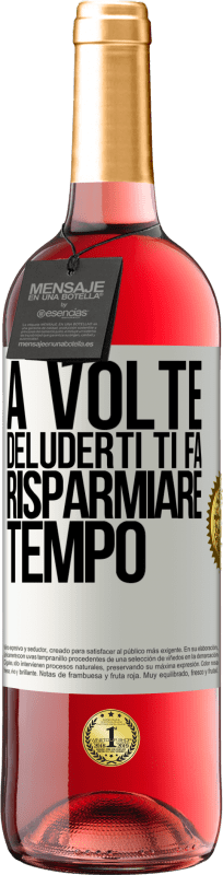 29,95 € | Vino rosato Edizione ROSÉ A volte, deluderti ti fa risparmiare tempo Etichetta Bianca. Etichetta personalizzabile Vino giovane Raccogliere 2025 Tempranillo