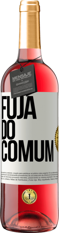 29,95 € | Vinho rosé Edição ROSÉ Fuja do comum Etiqueta Branca. Etiqueta personalizável Vinho jovem Colheita 2024 Tempranillo