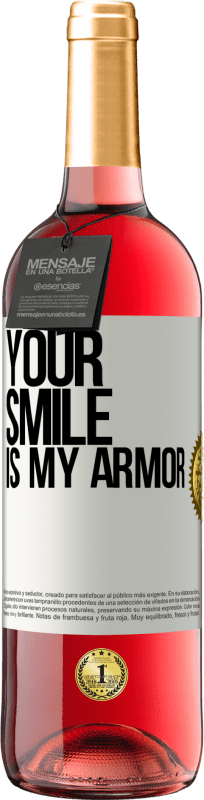 24,95 € | Rosé Wine ROSÉ Edition Your smile is my armor White Label. Customizable label Young wine Harvest 2021 Tempranillo