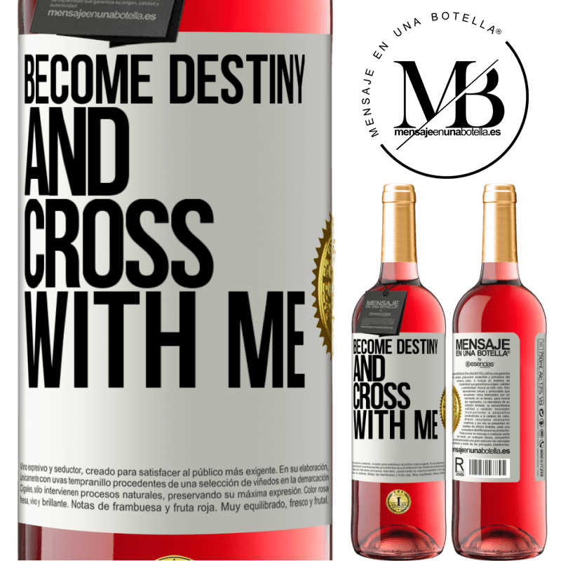 29,95 € Free Shipping | Rosé Wine ROSÉ Edition Become destiny and cross with me White Label. Customizable label Young wine Harvest 2023 Tempranillo