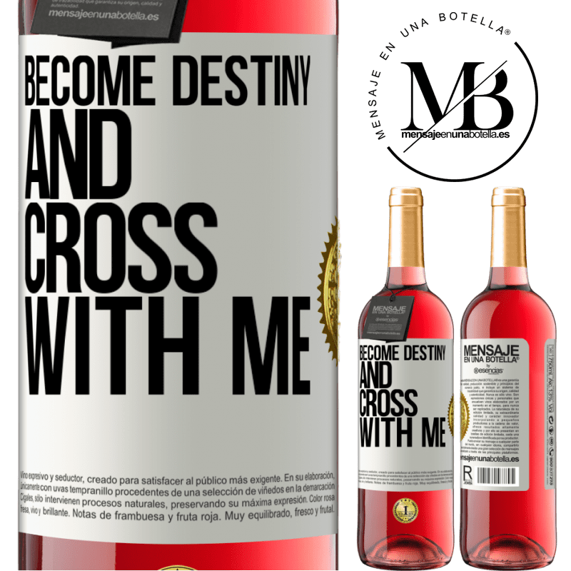 29,95 € Free Shipping | Rosé Wine ROSÉ Edition Become destiny and cross with me White Label. Customizable label Young wine Harvest 2025 Tempranillo
