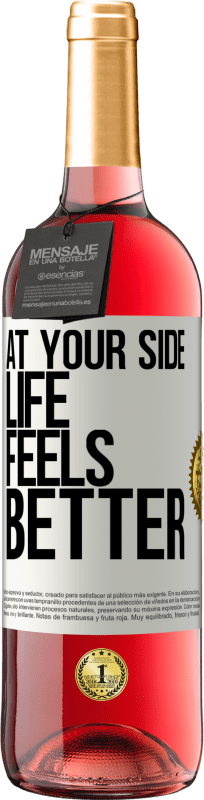 29,95 € | Rosé Wine ROSÉ Edition At your side life feels better White Label. Customizable label Young wine Harvest 2023 Tempranillo