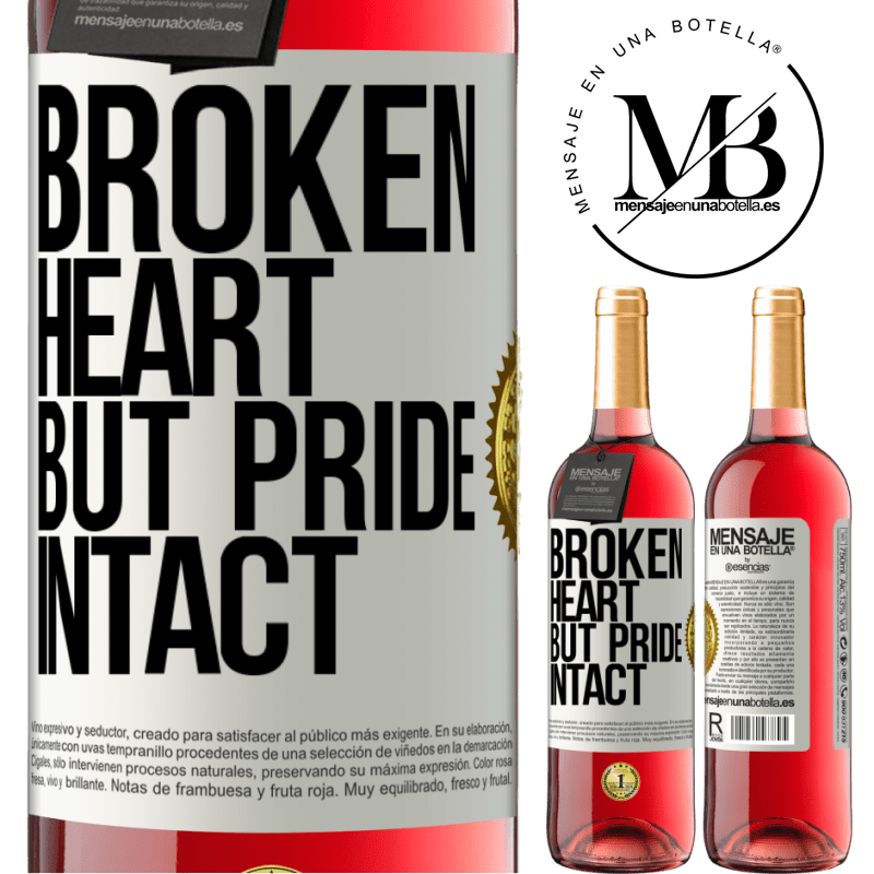 29,95 € Free Shipping | Rosé Wine ROSÉ Edition The broken heart But pride intact White Label. Customizable label Young wine Harvest 2022 Tempranillo
