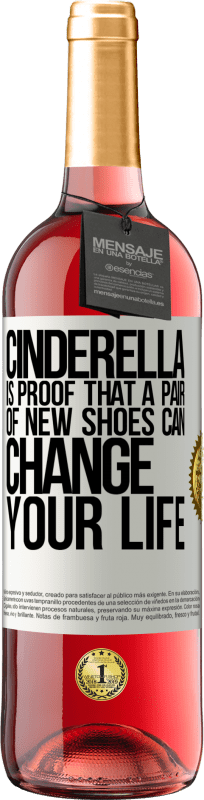 29,95 € | Rosé Wine ROSÉ Edition Cinderella is proof that a pair of new shoes can change your life White Label. Customizable label Young wine Harvest 2024 Tempranillo