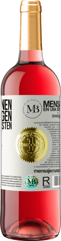 «Gib mir keinen guten Morgen, gib mir deine besten Nächte» ROSÉ Ausgabe