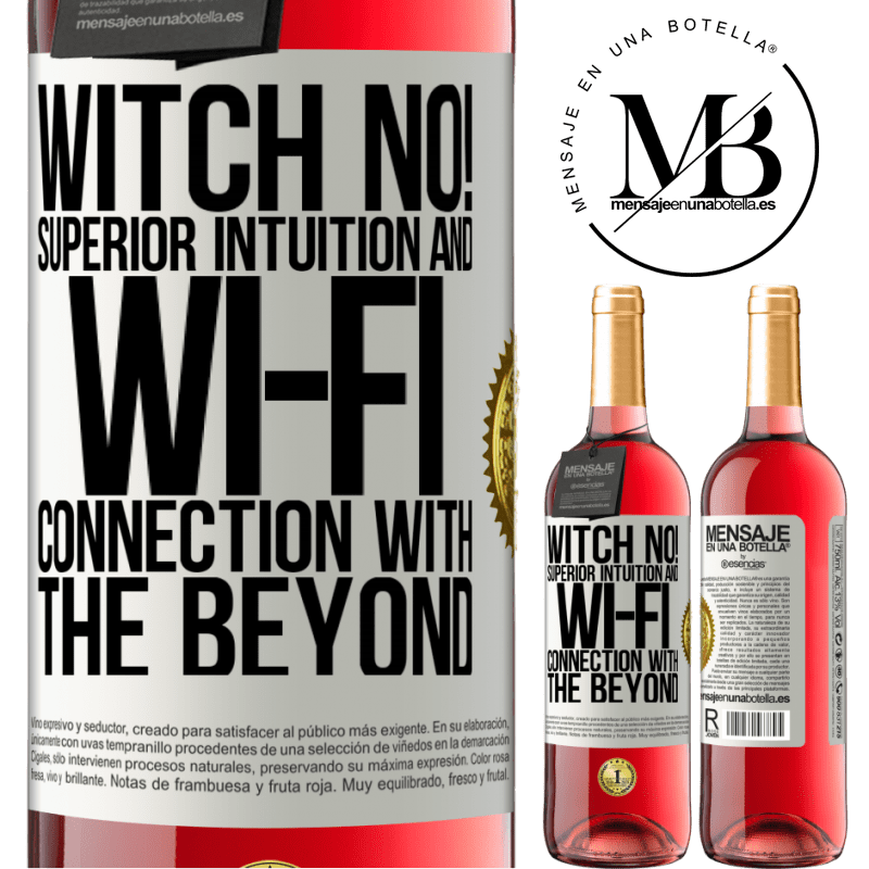 24,95 € Free Shipping | Rosé Wine ROSÉ Edition witch no! Superior intuition and Wi-Fi connection with the beyond White Label. Customizable label Young wine Harvest 2021 Tempranillo