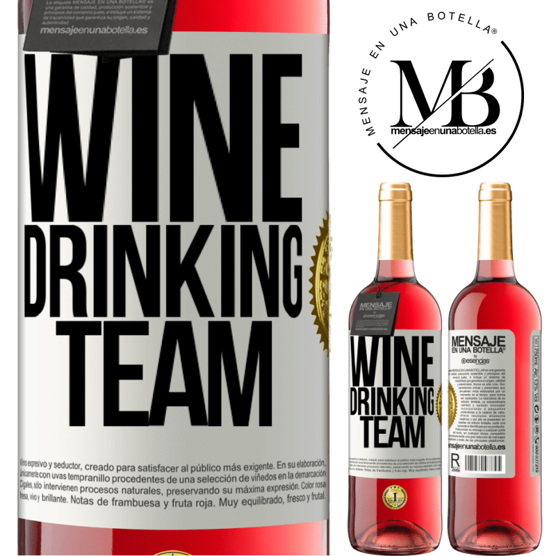 29,95 € Free Shipping | Rosé Wine ROSÉ Edition Wine drinking team White Label. Customizable label Young wine Harvest 2021 Tempranillo