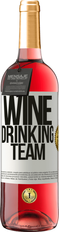 29,95 € | Roséwein ROSÉ Ausgabe Wine drinking team Weißes Etikett. Anpassbares Etikett Junger Wein Ernte 2023 Tempranillo
