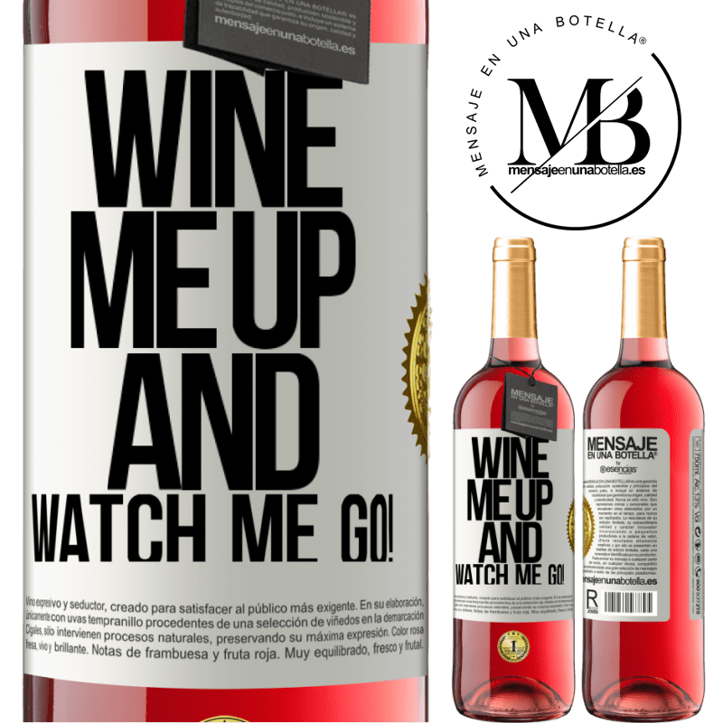 24,95 € Free Shipping | Rosé Wine ROSÉ Edition Wine me up and watch me go! White Label. Customizable label Young wine Harvest 2021 Tempranillo