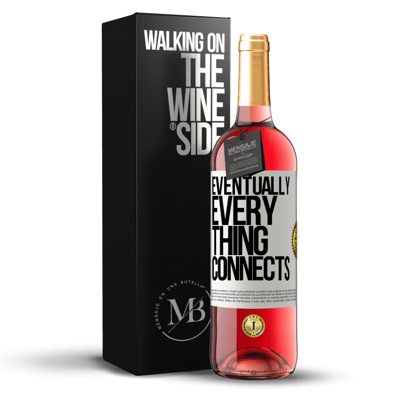 29,95 € 免费送货 | 桃红葡萄酒 ROSÉ版 Eventually, everything connects 白标. 可自定义的标签 青年酒 收成 2024 Tempranillo