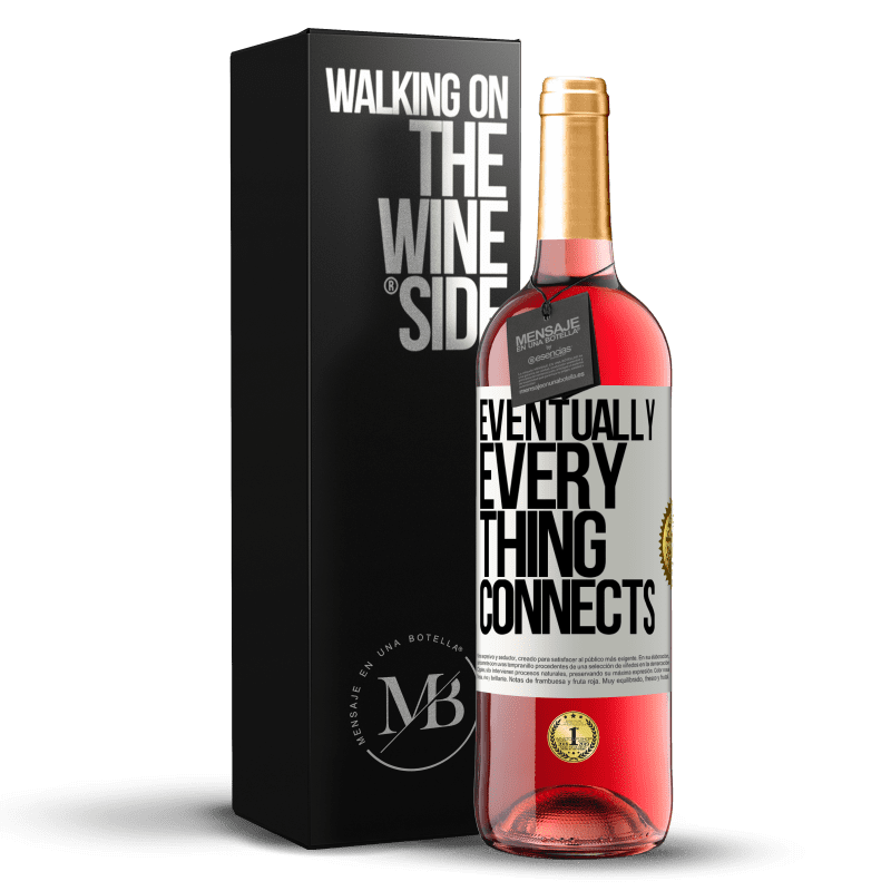 29,95 € Free Shipping | Rosé Wine ROSÉ Edition Eventually, everything connects White Label. Customizable label Young wine Harvest 2023 Tempranillo