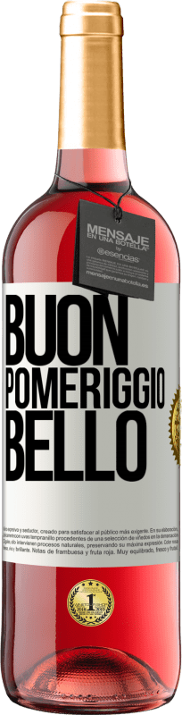 29,95 € | Vino rosato Edizione ROSÉ Buon pomeriggio, bello Etichetta Bianca. Etichetta personalizzabile Vino giovane Raccogliere 2024 Tempranillo