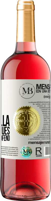 «A cierta edad, la pastilla del día después es el ibuprofeno» Edición ROSÉ