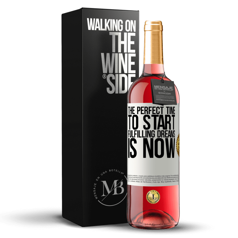 29,95 € Free Shipping | Rosé Wine ROSÉ Edition The perfect time to start fulfilling dreams is now White Label. Customizable label Young wine Harvest 2024 Tempranillo