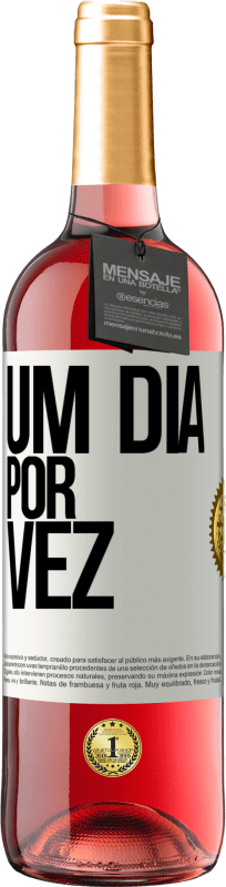 29,95 € | Vinho rosé Edição ROSÉ Um dia por vez Etiqueta Branca. Etiqueta personalizável Vinho jovem Colheita 2023 Tempranillo